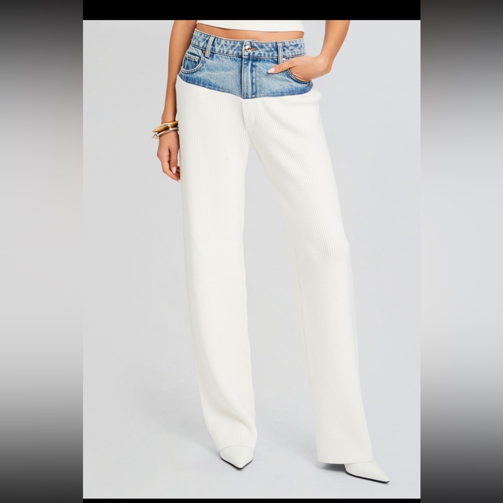 SER.O.YA Chani Knit Denim Pant